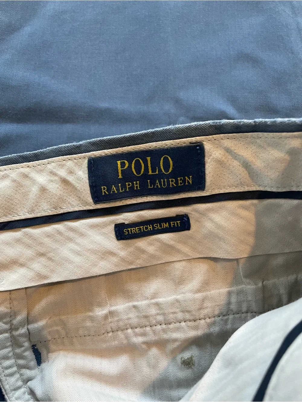 Polo Ralph Lauren Stretch Slim Fit Men's Blue Chino Pants